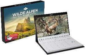 Wilde Alpen Tischkalender 2021