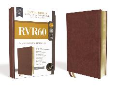 RVR60 Santa Biblia Serie 50 Letra Grande, Tamaño Manual, Leathersoft, Café