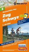 Zug Schwyz Nr. 03 Mountainbike-Karte 1:50 000. 1:50'000